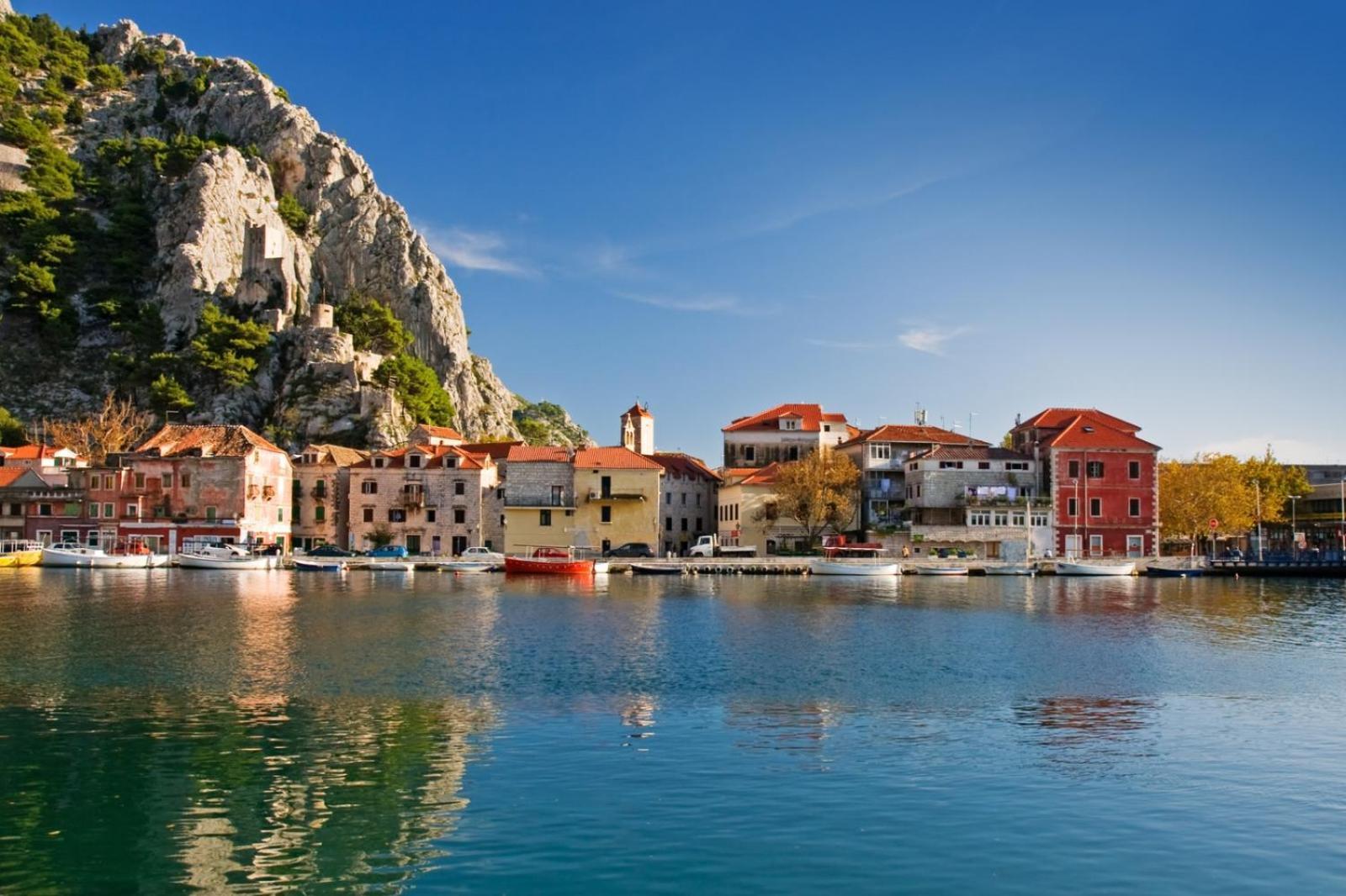 Apartment In Omis With Sea View, Balcony, Air Conditioning, Wi-Fi Buitenkant foto